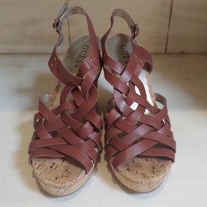 Size 7 Guess wedge sandals